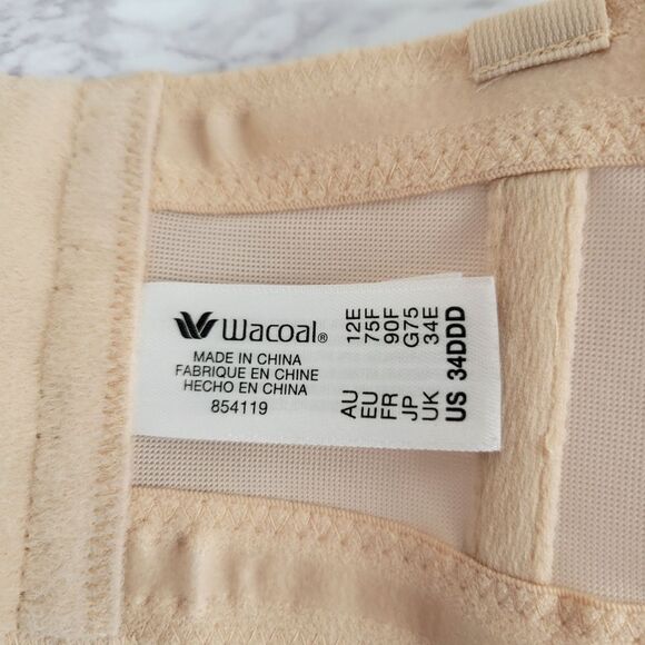 Wacoal 854119 Red Carpet Strapless Underwire Bra Women's 34DDD - Picture 9 of 13